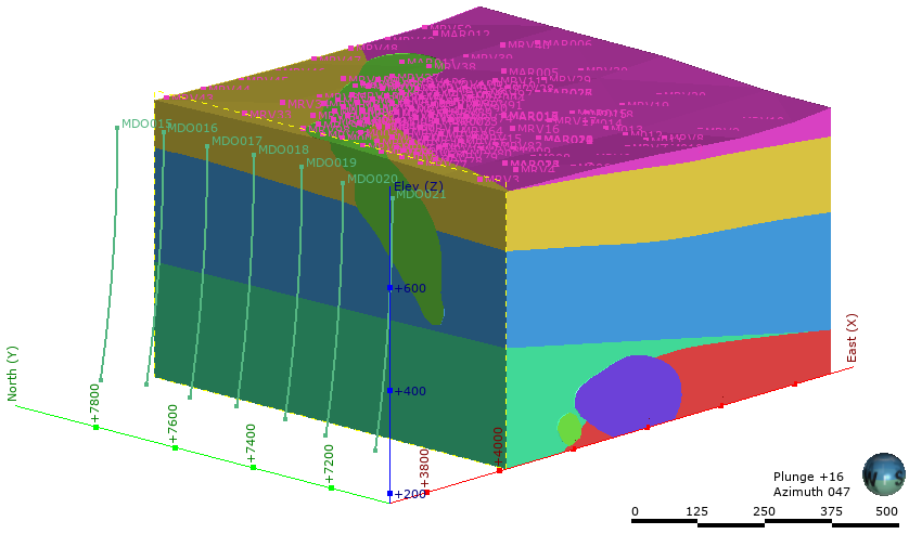 Surpac drillholes to string file